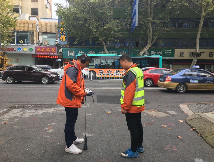 2019年江蘇某地燃氣PE管道探測